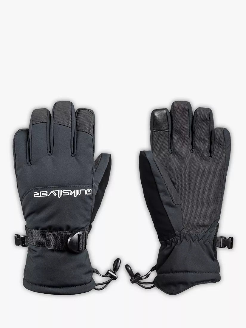 Quiksilver Kids' Mission snow gloves, imported from the UK