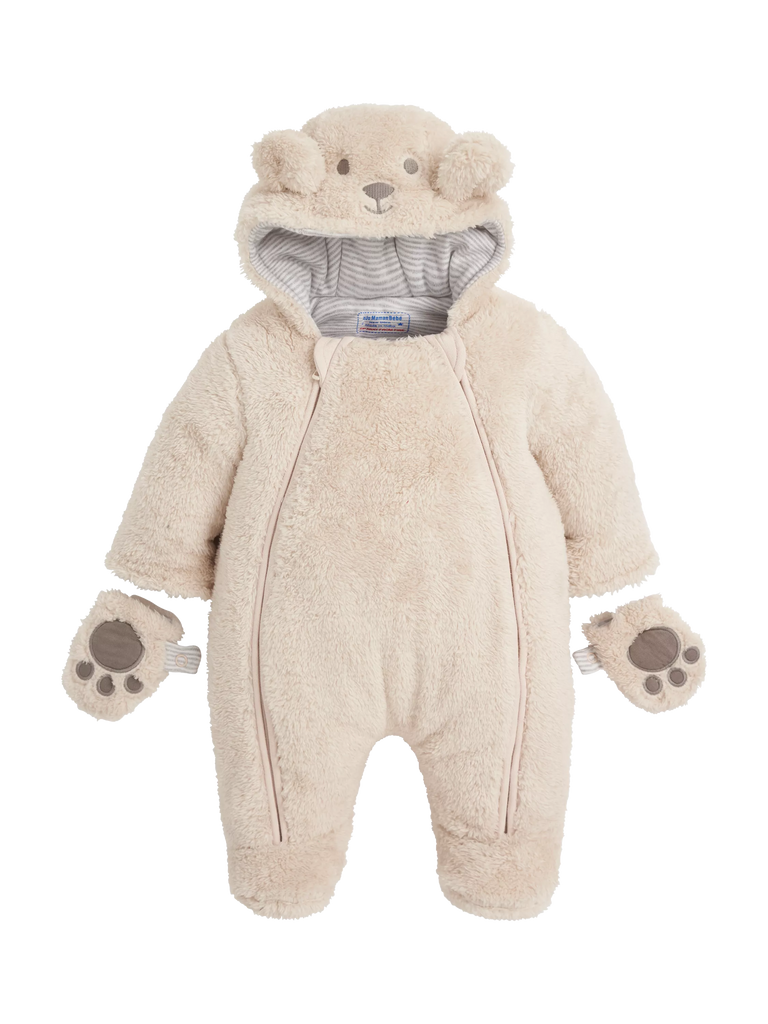 JoJo Maman Bébé Baby Cosy Bear Pramsuit