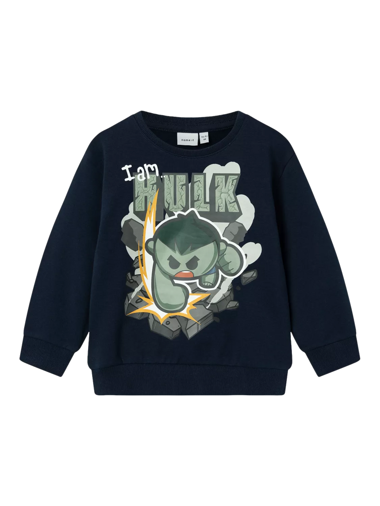 Marvel Hulk Kids' Sweatshirt, Dark Sapphire