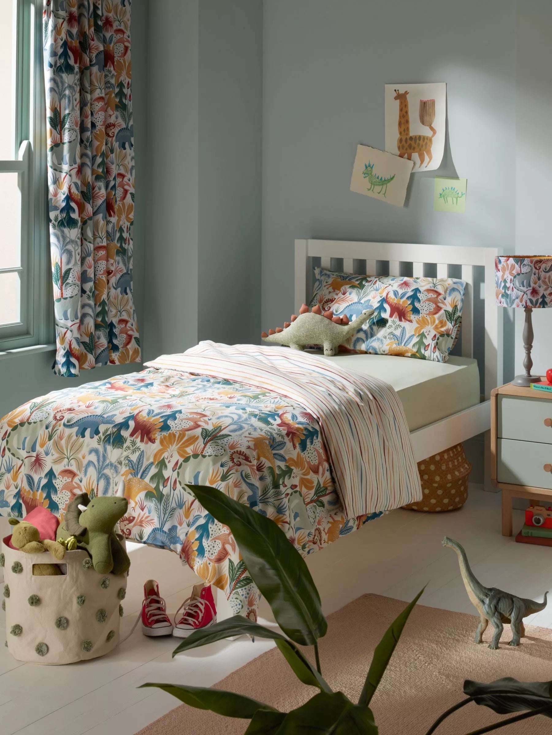 John Lewis double dinosaur duvet set (British brand)