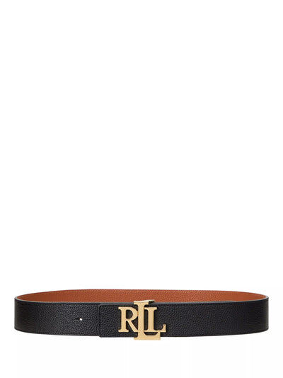 John Lewis Lauren Ralph Lauren Pebble Leather Reversible Wide Belt- Buy online at McGrocer