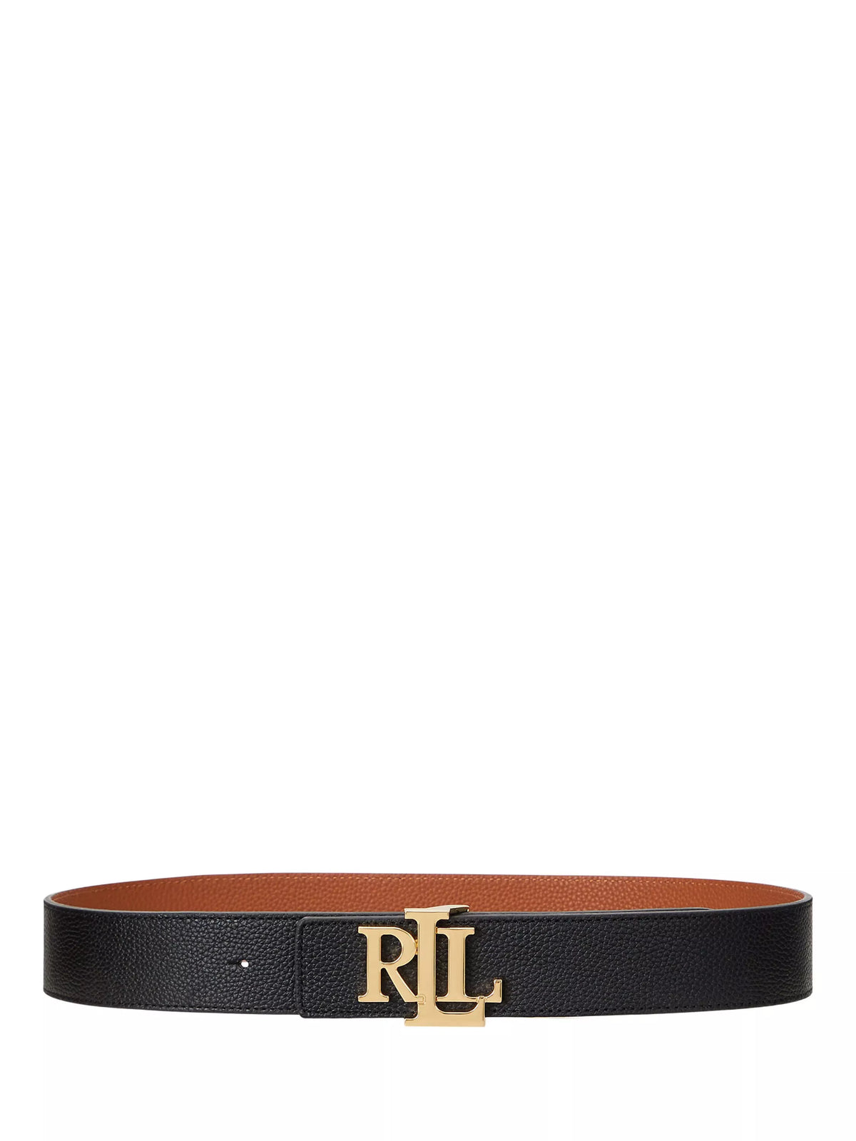 Lauren Ralph Lauren pebbled leather reversible belt, imported from the UK