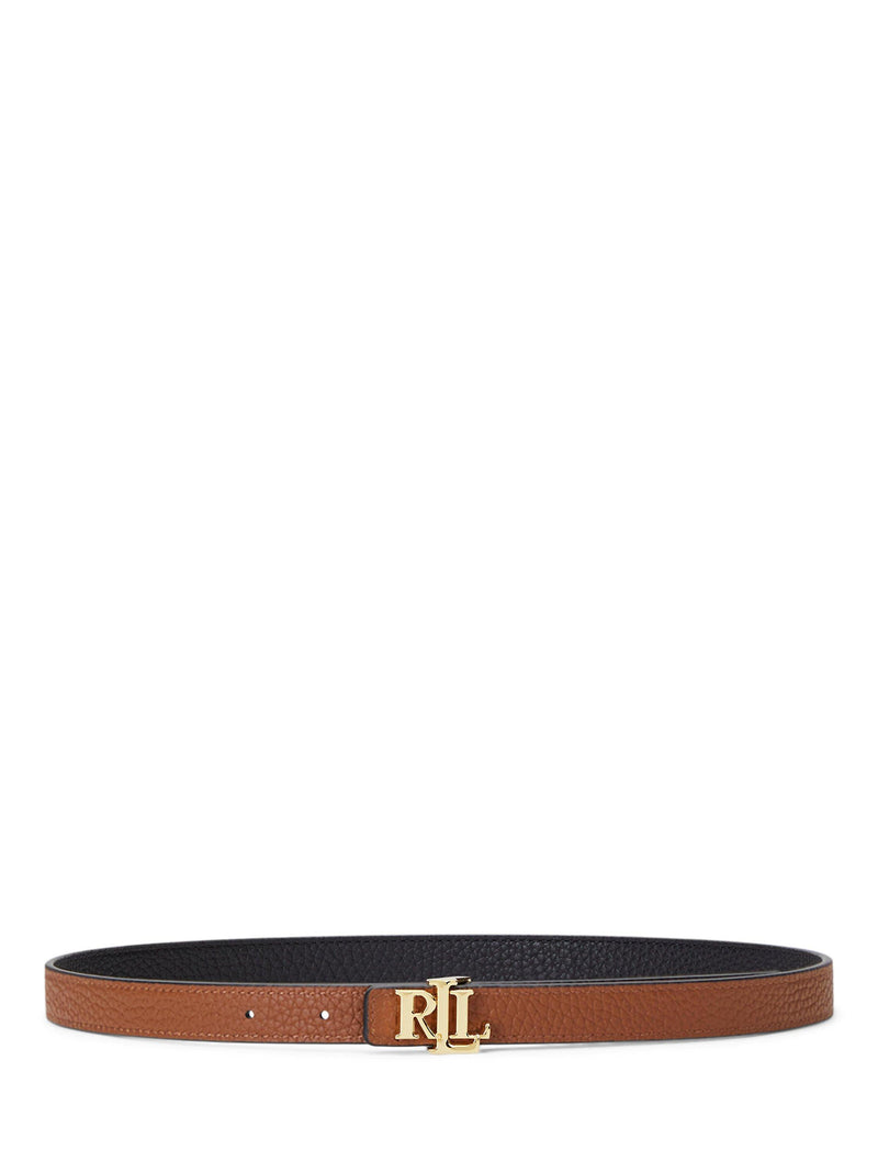 Ralph Lauren skinny reversible belt black tan, UK version