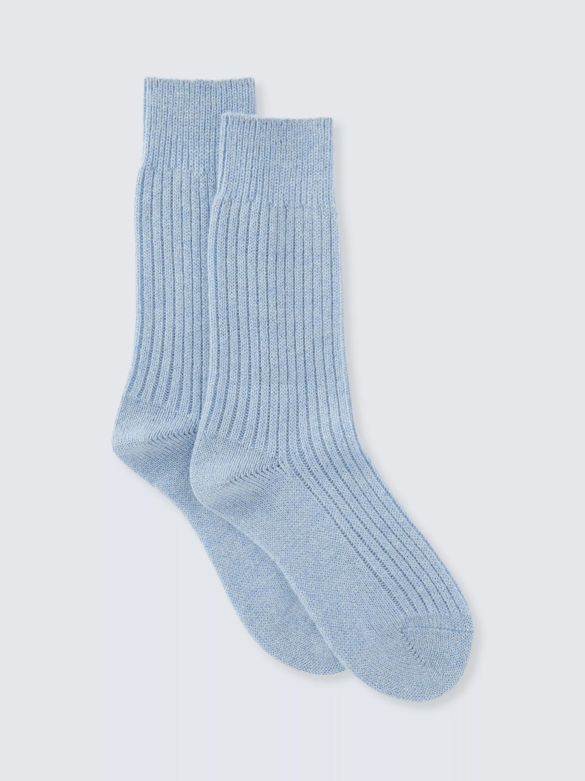 John Lewis Kaschmir reichhaltige Rippstrick-Bettsocken (britische Marke)
