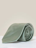 Rewritten Satin Tie, Sage Green, One Size