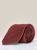 Rewritten Satin Tie, Terracotta, One Size
