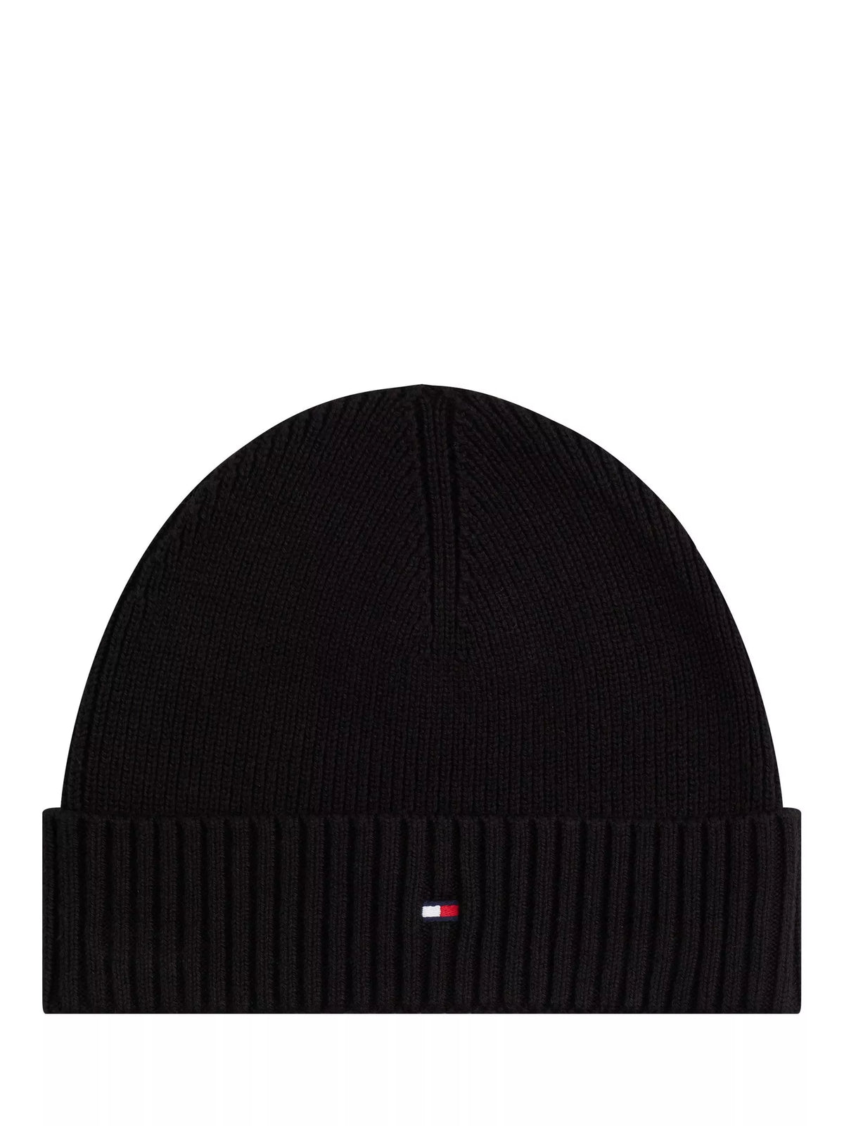 Tommy Hilfiger flag logo beanie hat cotton cashmere blend - British product