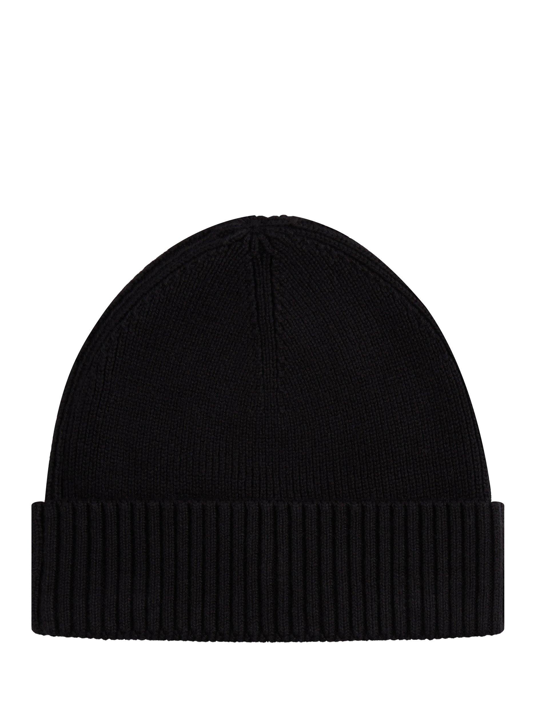 Tommy Hilfiger flag logo beanie hat cotton cashmere blend - British product