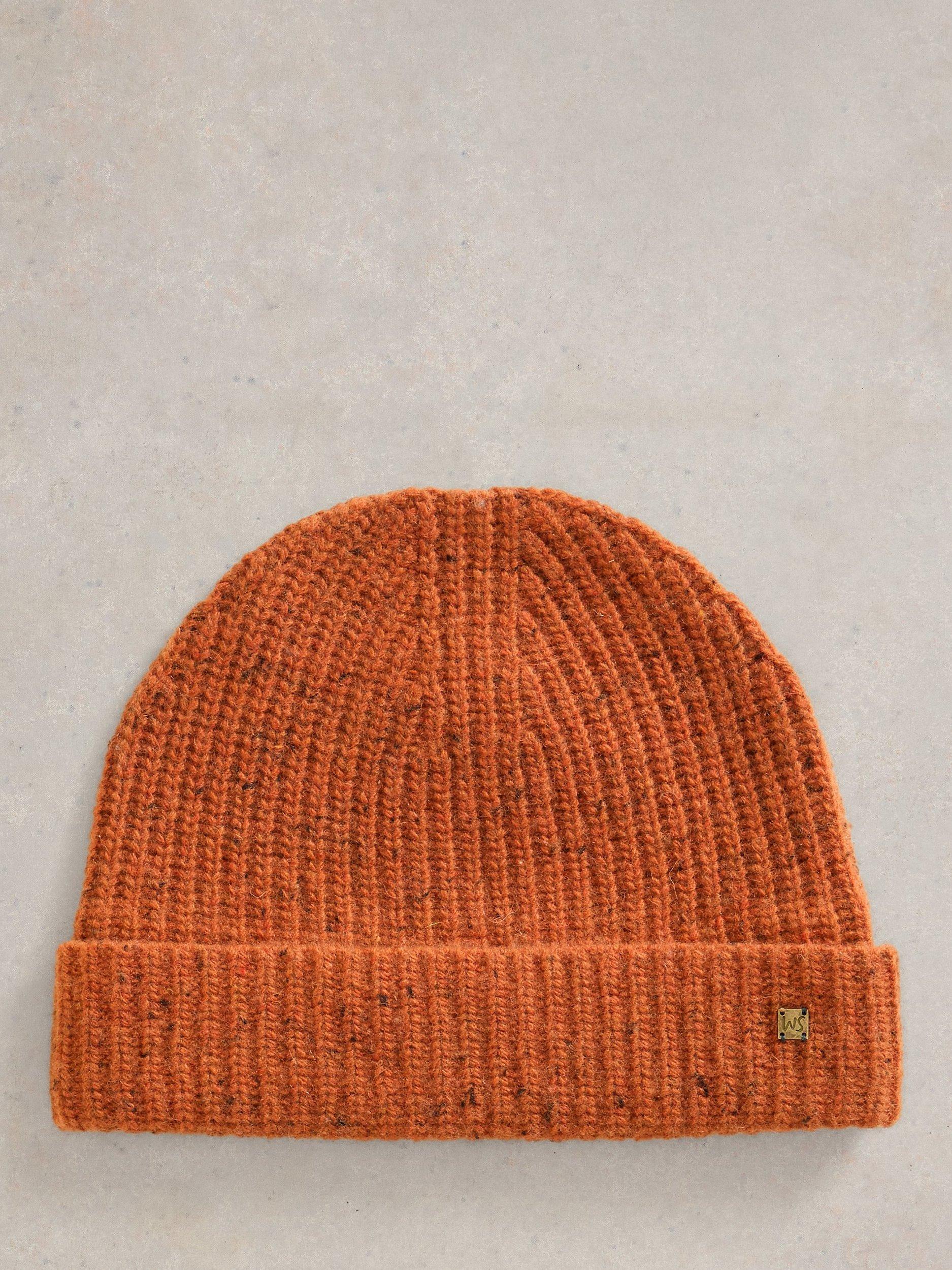 White Stuff Albie wool knit beanie hat (British brand)