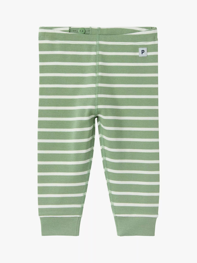 Polarn O. Pyret Baby Organic Cotton Stripe Leggings