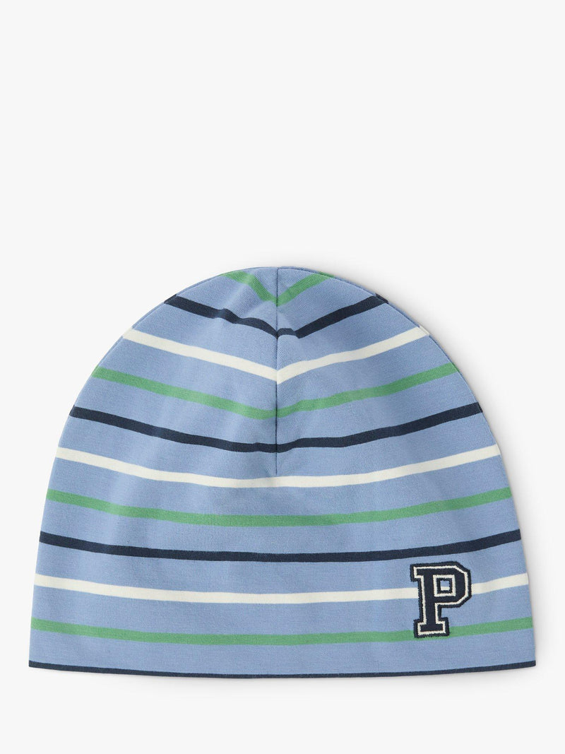 Polarn O. Pyret Kids Stripe Beanie Hat, imported from the UK