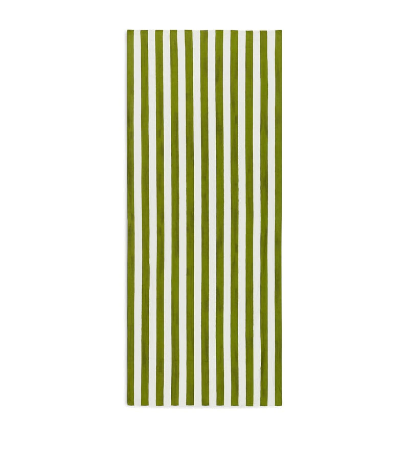 Summerill & Bishop linen stripe tablecloth 165x380cm (British brand)