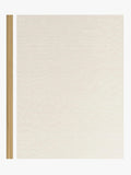 John Lewis slub stripe voile curtain panel in natural putty, imported from the UK