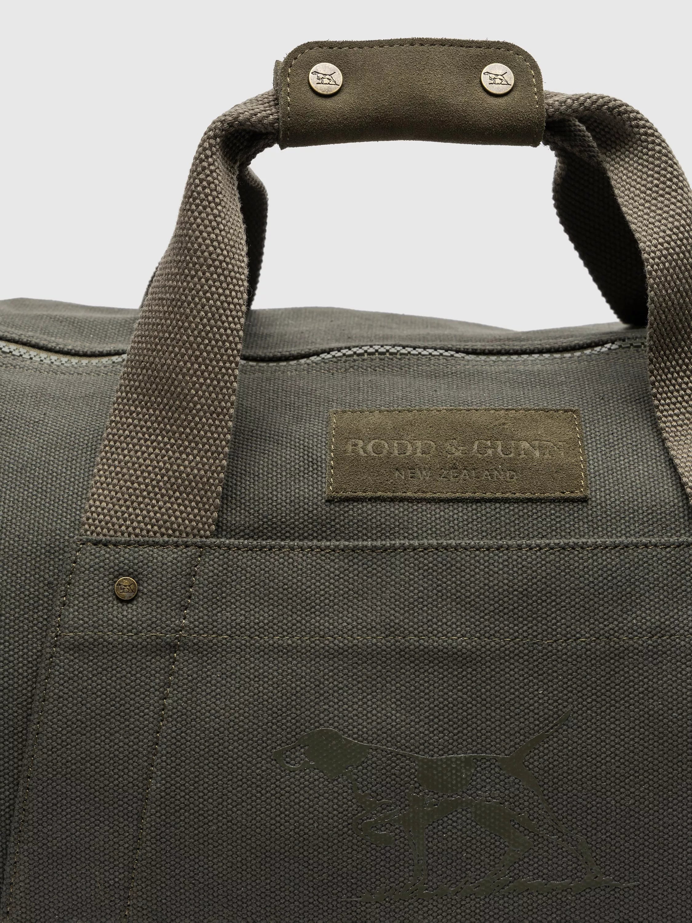 Rodd & Gunn heavy canvas duffle bag 43L, imported from the UK