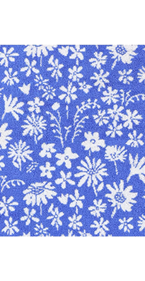 bluebellgray Ally Floral Towels - Cornflower Bath Towel