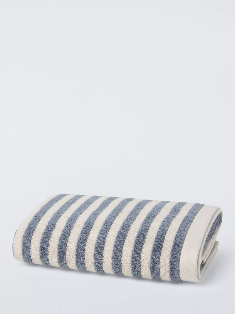 John Lewis Fine Stripe Towels - Avocado Hand Towel