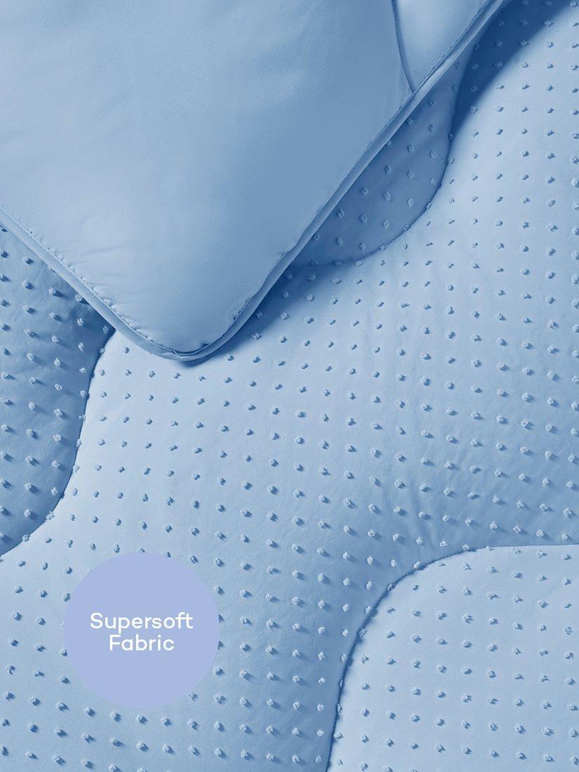 طقم لحاف Night Lark Dusk Blue Double، مستورد من المملكة المتحدة