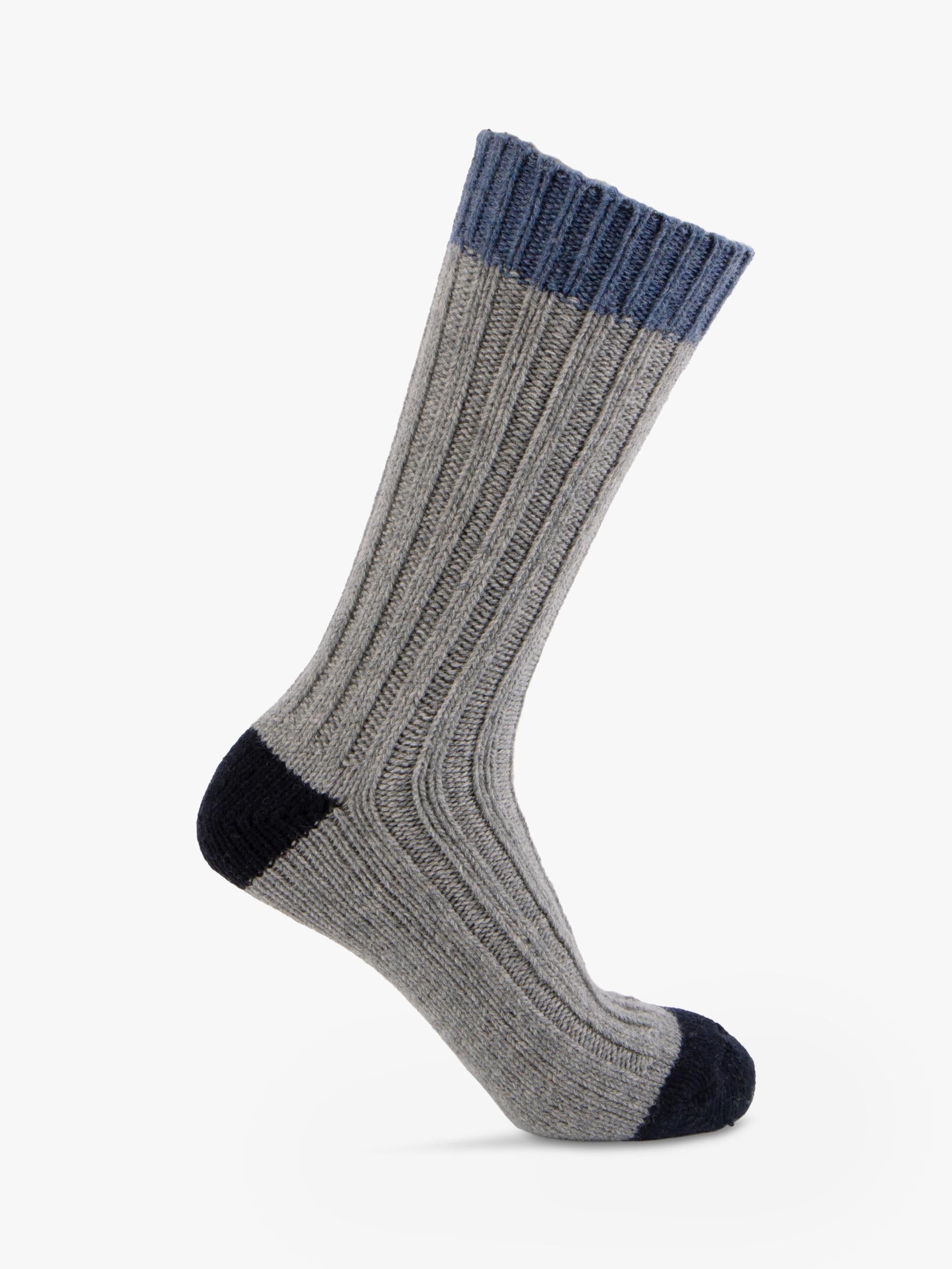 totes wool blend thermal socks navy grey pack of 2 (British brand)