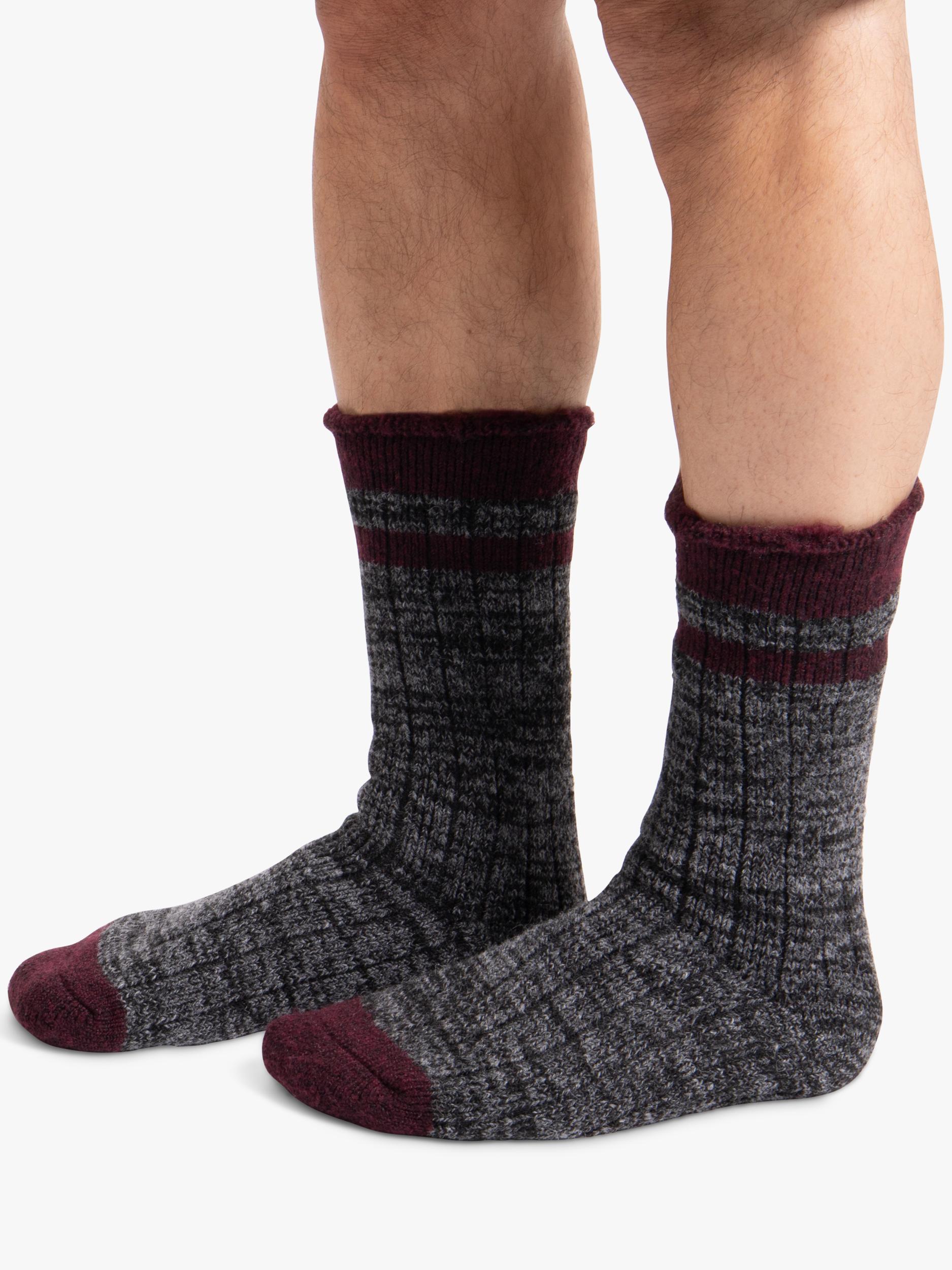 totes men's alpaca blend ankle socks 2-pack - British product