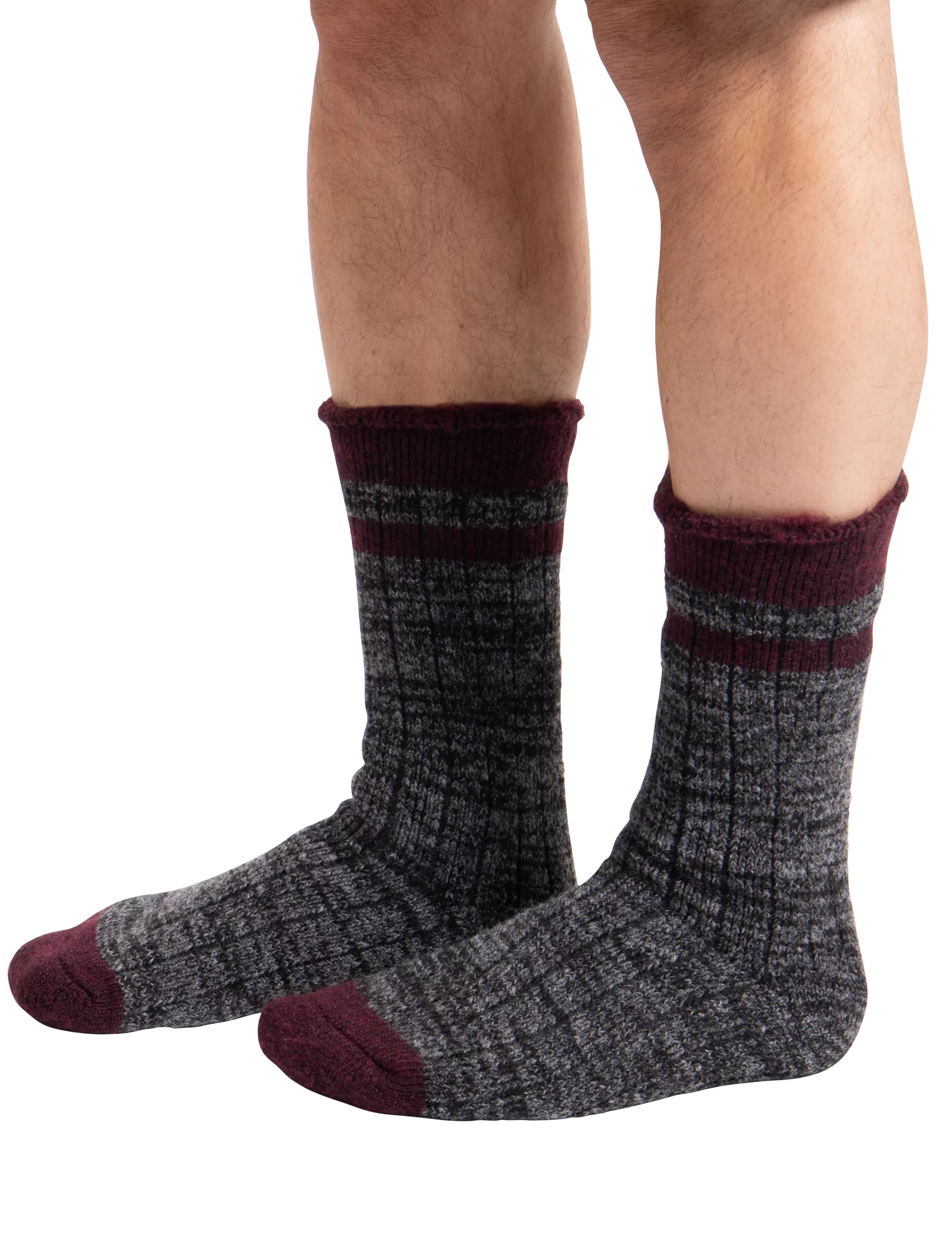 totes men's alpaca blend ankle socks 2-pack - British product
