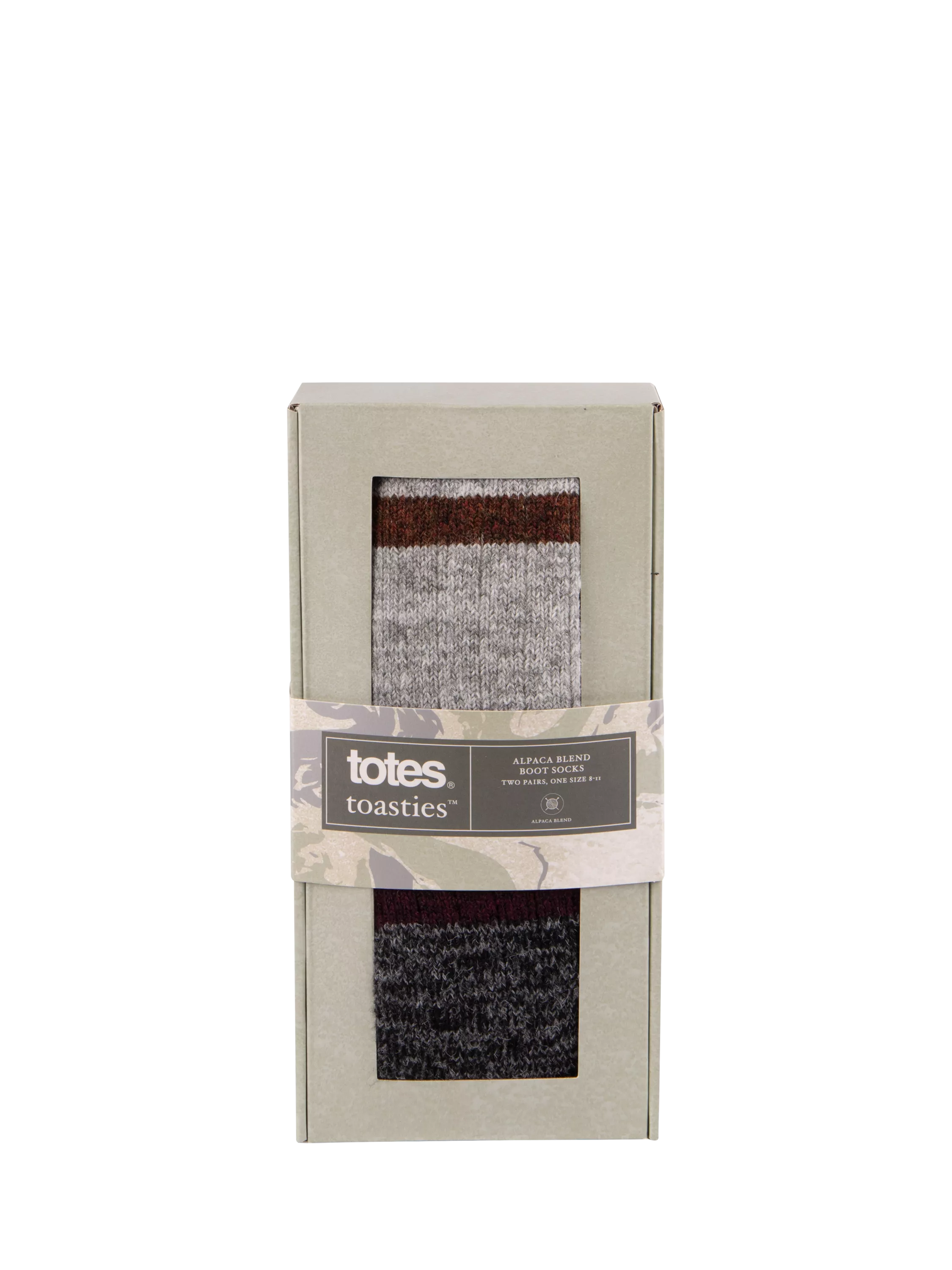 totes men's alpaca blend ankle socks 2-pack - British product