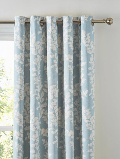 John Lewis Laura Ashley Waxham Pair Lined Eyelet Curtains- Buy online at McGrocer