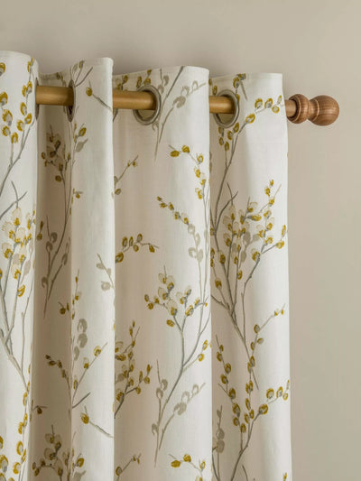 Paire de rideaux œillets doublés Laura Ashley Pussy Willow