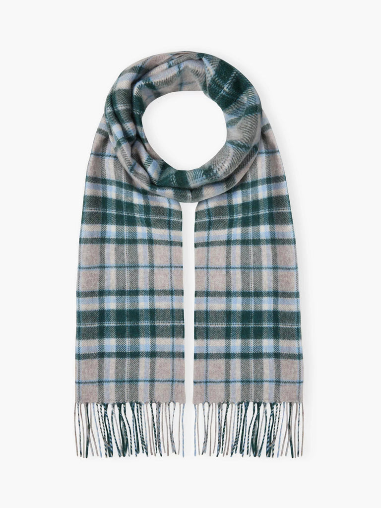 Brora Cashmere Plaid Check Scarf