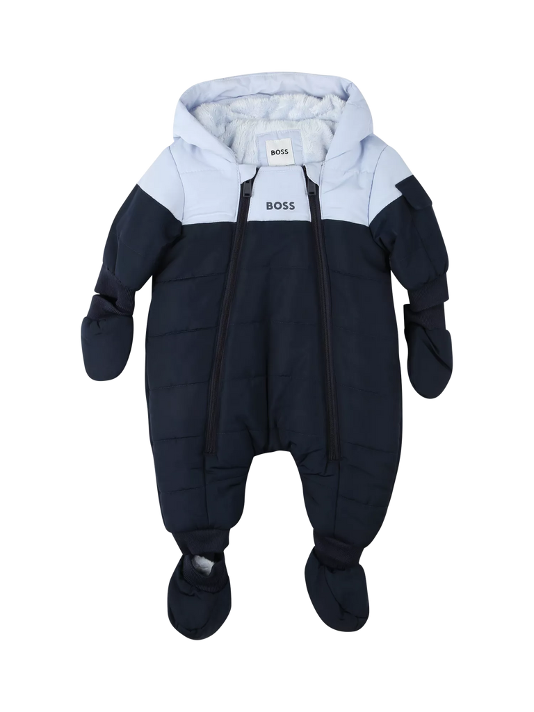 HUGO BOSS Baby Snowsuit, Navy