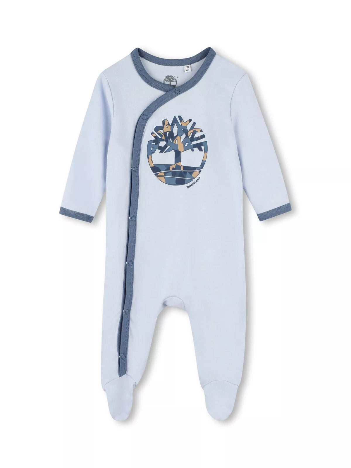 Timberland Baby Strampler mit Logo, Hellblau - McGrocer