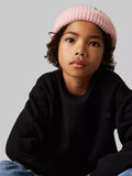 Calvin Klein Jeans Kids' Monogram Ribbed Beanie