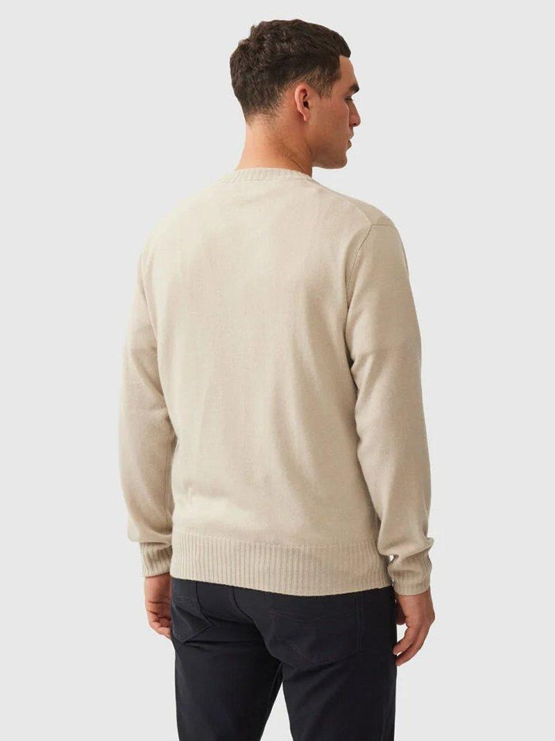Rodd & Gunn Wool Cashmere Crew Neck Jumper, imported from the UK