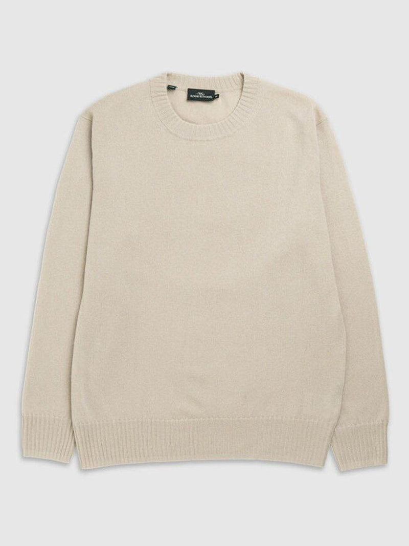 Rodd & Gunn Wool Cashmere Crew Neck Jumper, imported from the UK