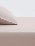 John Lewis Easy Care Organic Cotton 200 Thread Count Count Deep Fitted Sheet - Terracotta Single