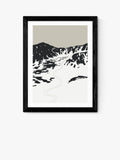 East End Prints ski landscape framed print small - British product