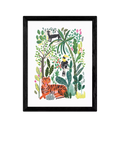 East End Prints Indian Jungle framed print by Darcie Olley, UK version
