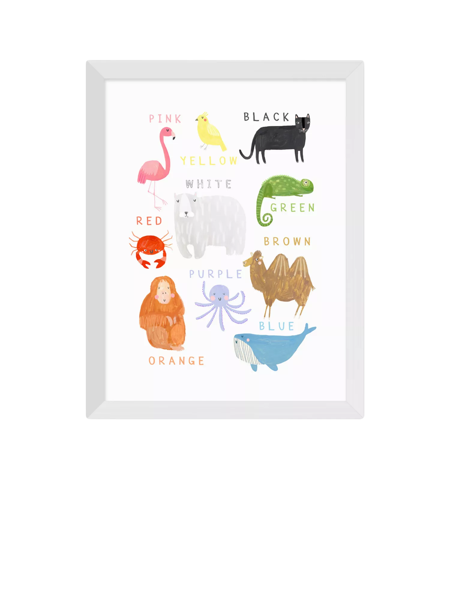 EAST END PRINTS Darcie Olley 'Animals' Framed Art Print, Small