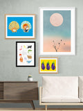 East End Prints Darcie Olley Animals framed print small, UK version