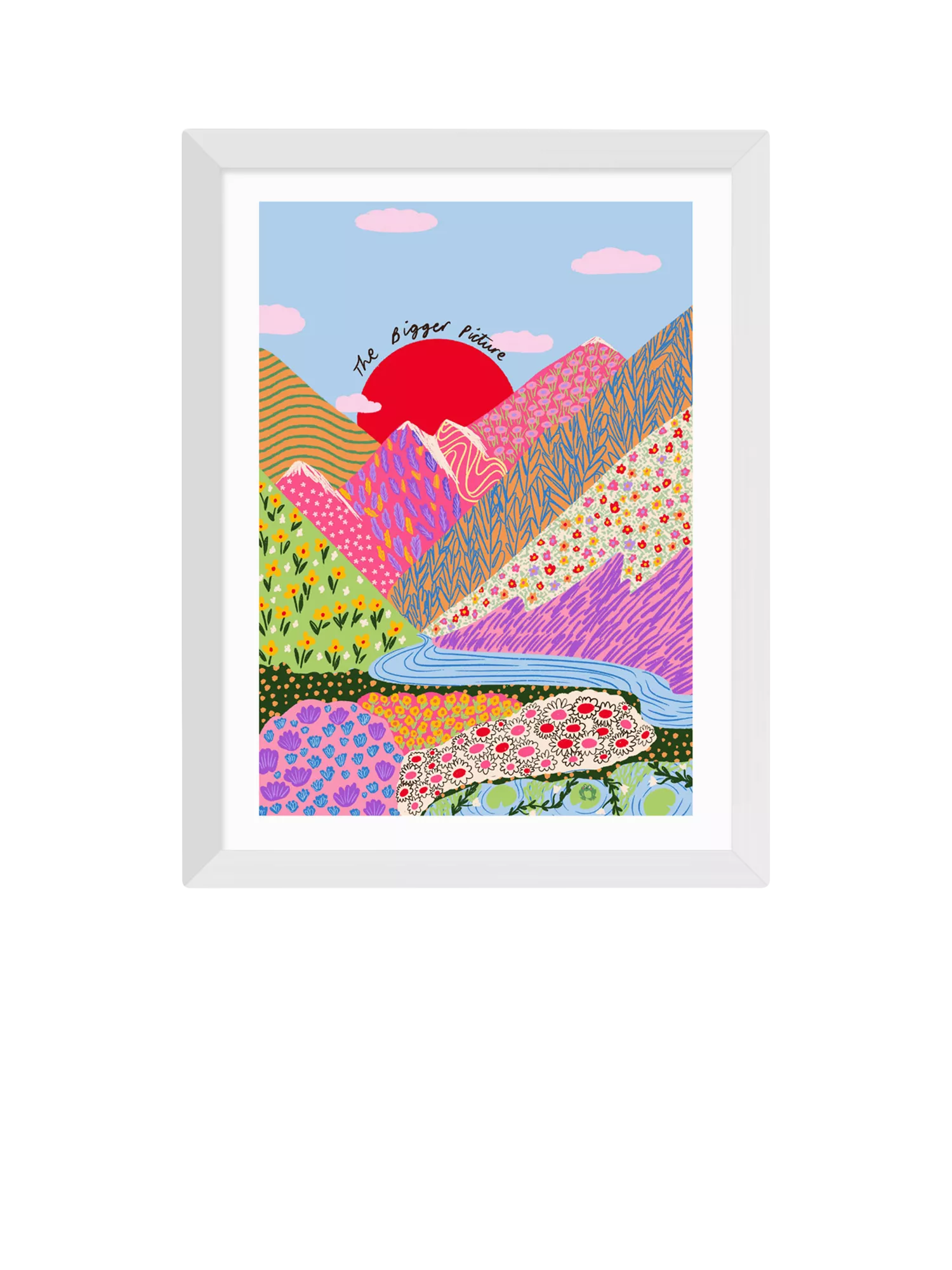 EAST END PRINTS Emmy Lupin Studio 'Bigger Picture' Small Framed Art Print