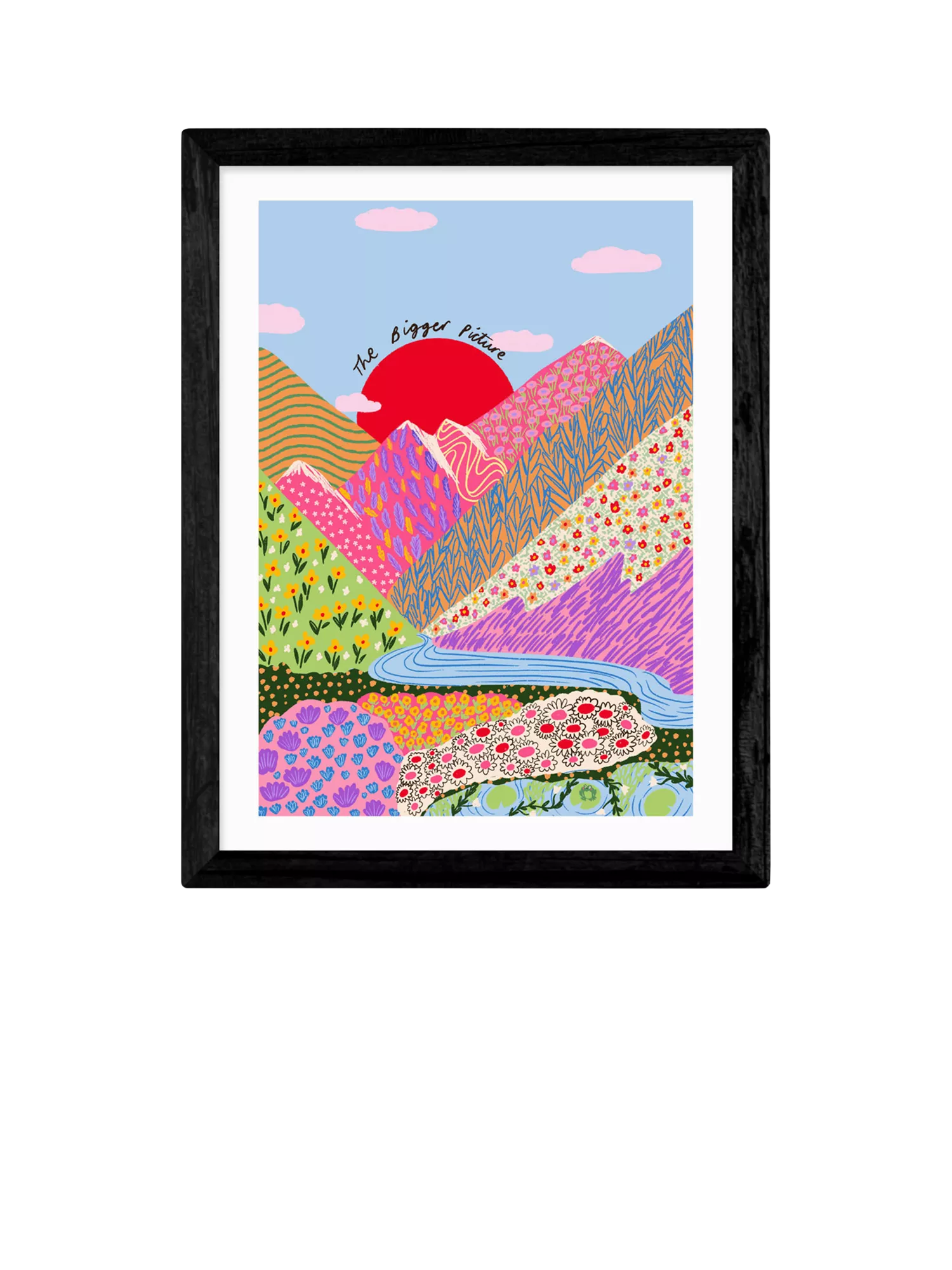 EAST END PRINTS Emmy Lupin framed print landscape 33x28cm (British brand)
