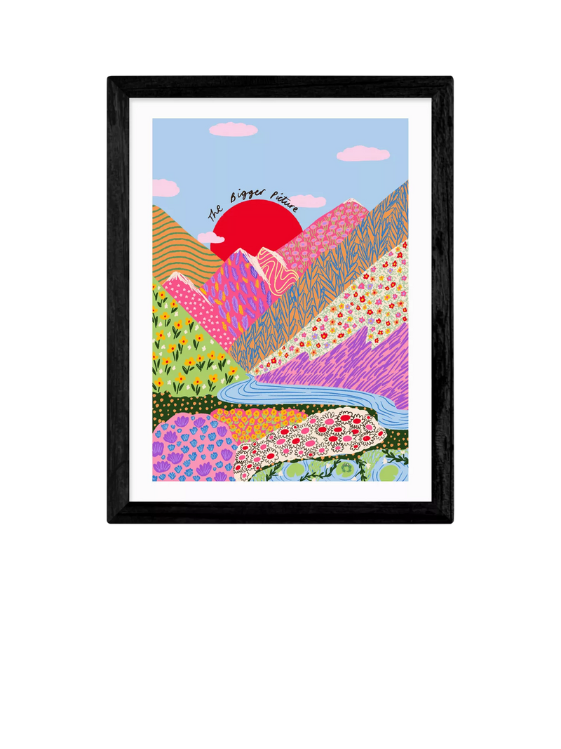 EAST END PRINTS Emmy Lupin framed print landscape 33x28cm (British brand)