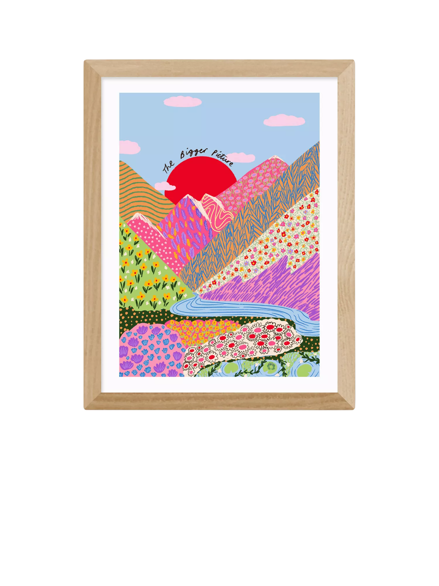 EAST END PRINTS Emmy Lupin Studio 'Bigger Picture' Small Framed Art Print