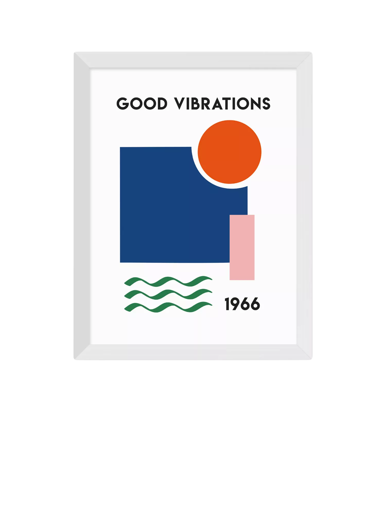 East End Prints Fan Club Good Vibrations Framed Print