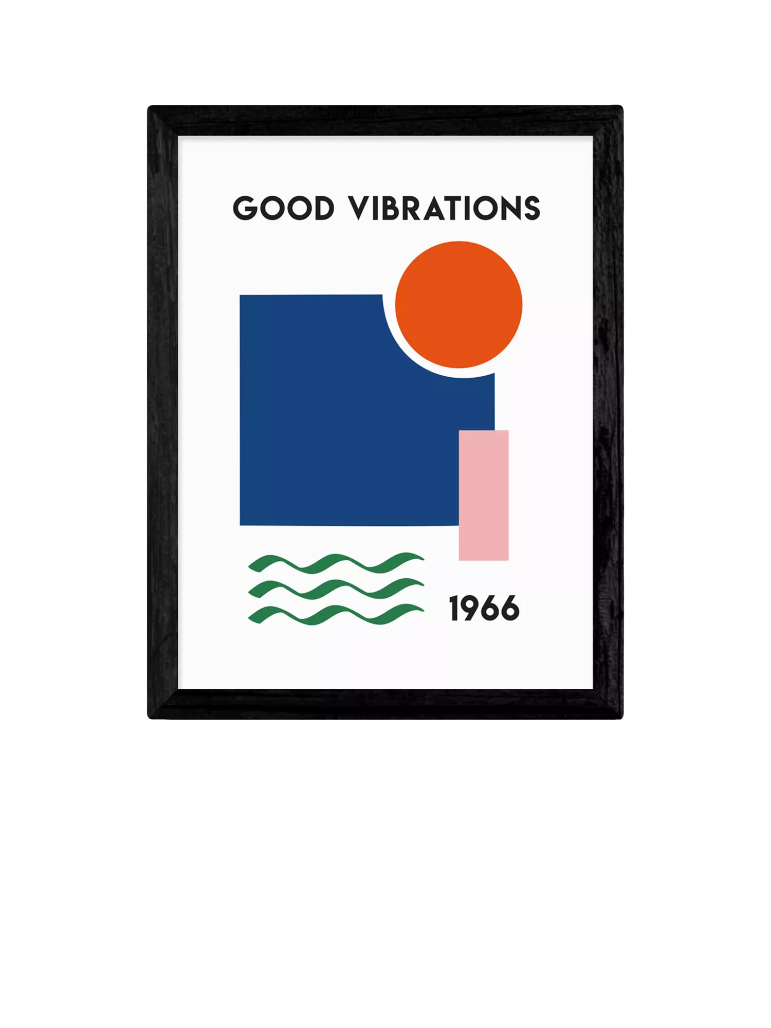East End Prints Fan Club Good Vibrations Framed Print