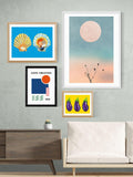 East End Prints Fan Club Good Vibrations framed print small (British brand)