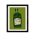 EAST END PRINTS Fox & Velvet 'Olive Oil' Framed Print