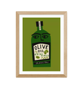 EAST END PRINTS Fox & Velvet 'Olive Oil' Framed Print