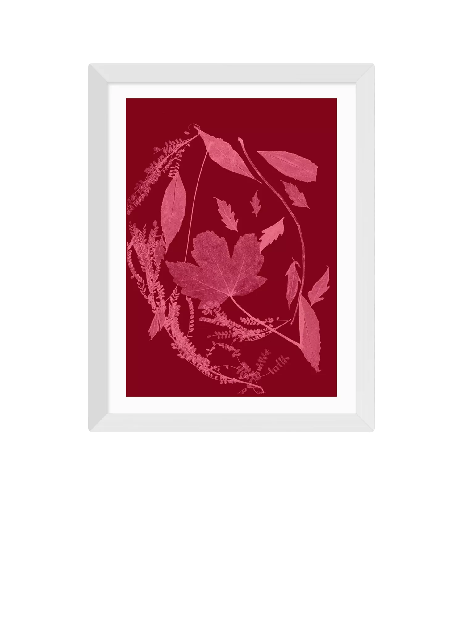 EAST END PRINTS framed print Herald Black Red Foliage, UK version