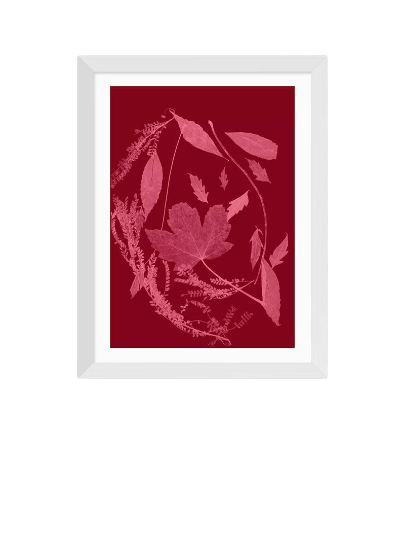 EAST END PRINTS framed print Herald Black Red Foliage, UK version