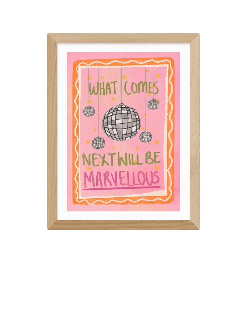 East End Prints Weezy framed print Marvellous, UK version